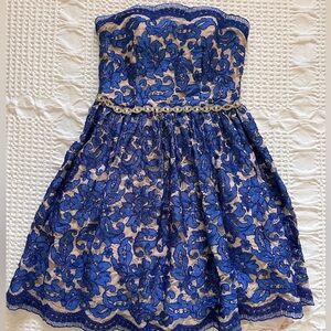 Blue Lace Dress